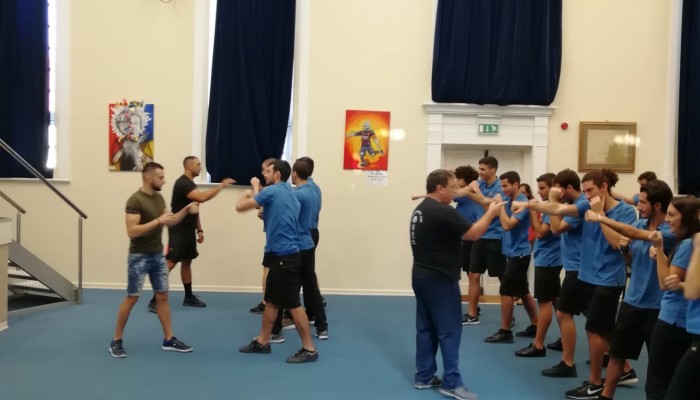 Year 7 PSHCE students get to grips with self-defense under the guidance of top martial arts expert.